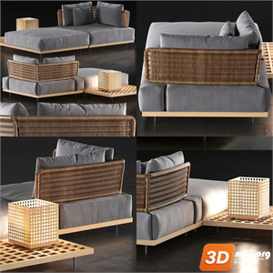 Outdoor Sofa Skp Files